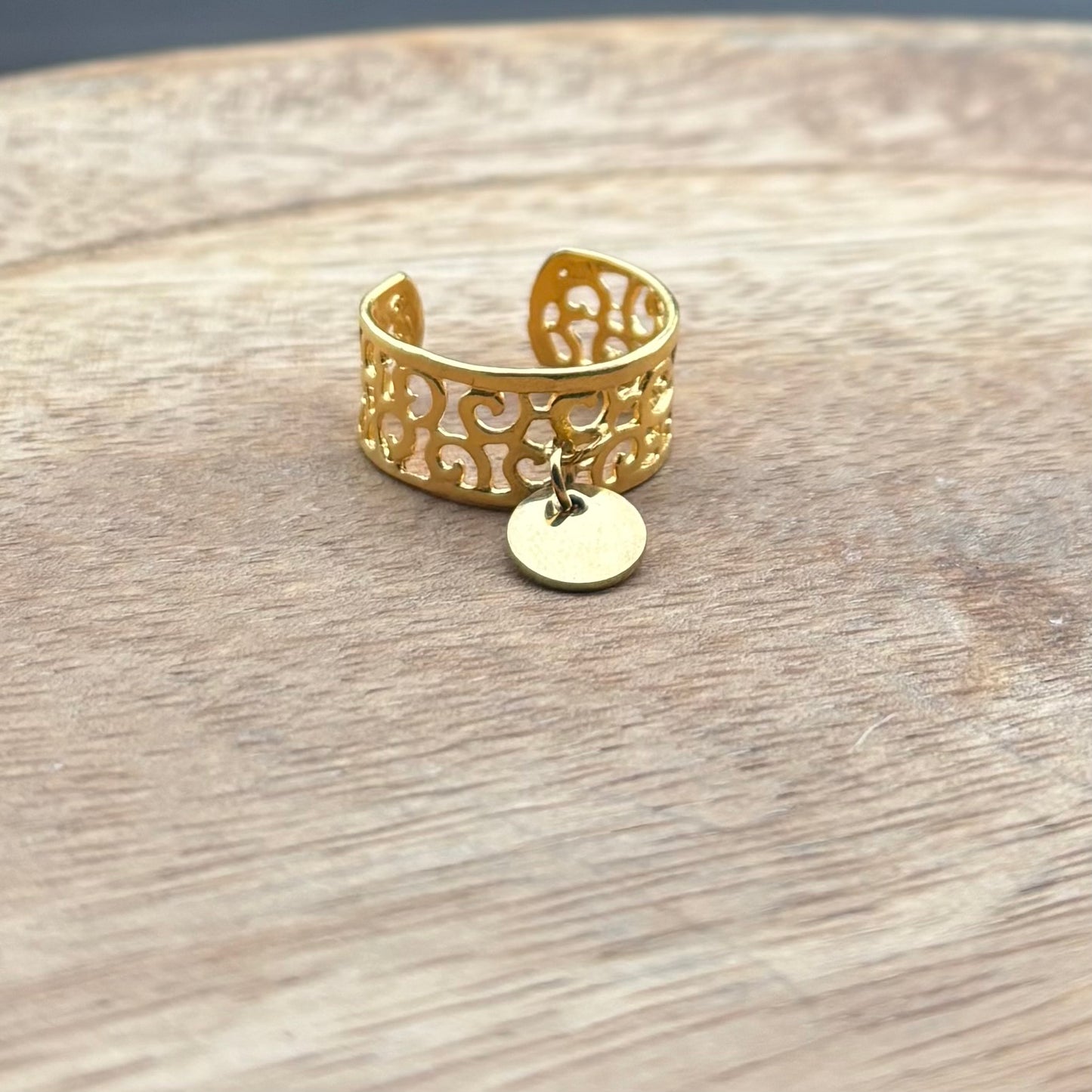 Bague Ajourée Dorée (petite taille)