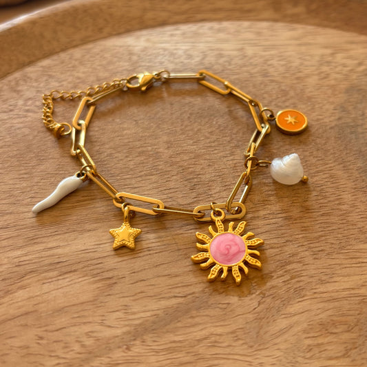 Bracelet chaîne Cherry | Personnalisable