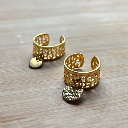 Bague Ajourée Dorée (petite taille)