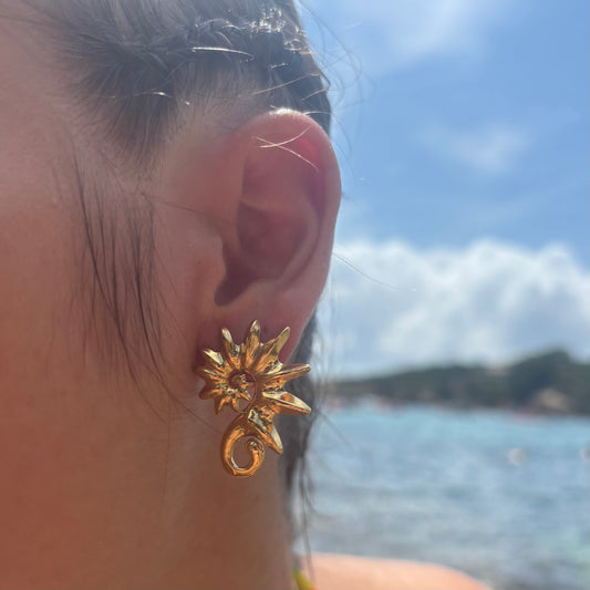 Boucles d’oreilles Coquillages Spirales