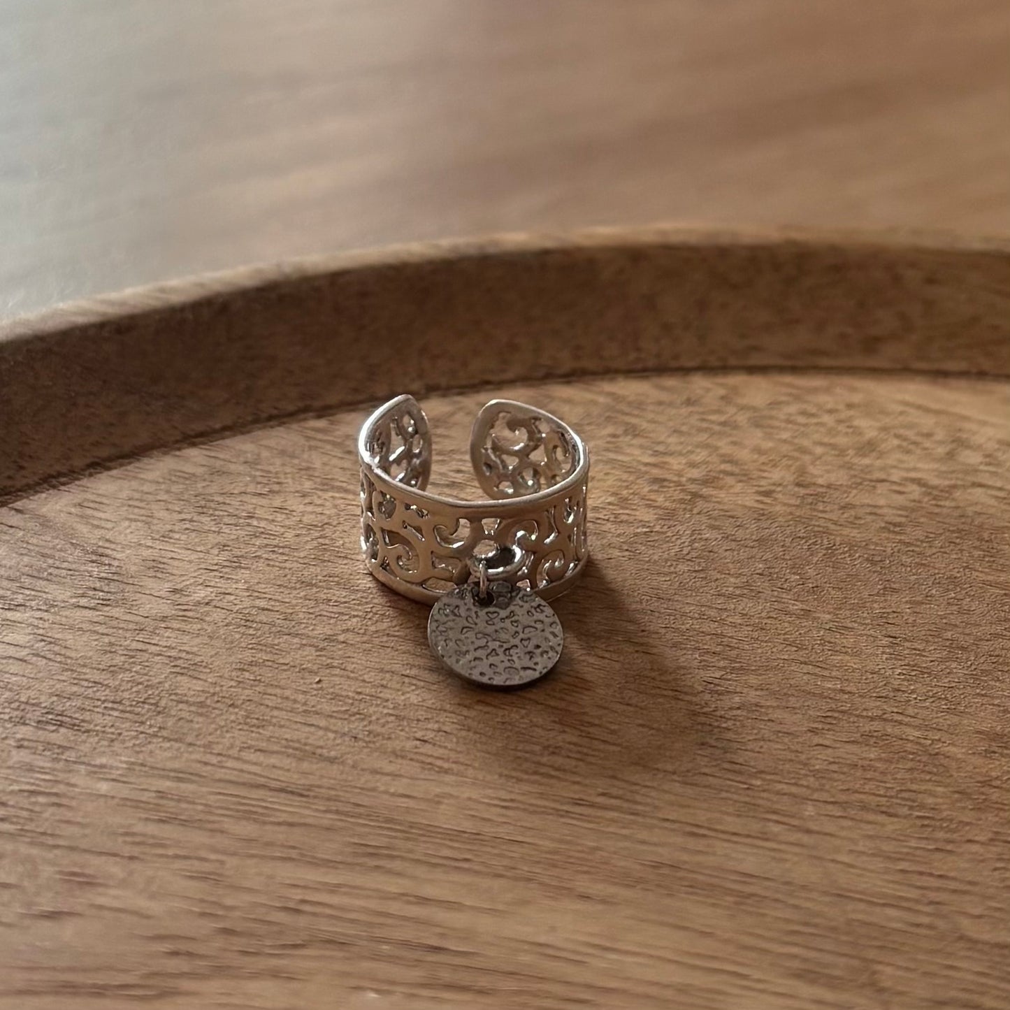 Bague Ajourée Argentée (petite taille)