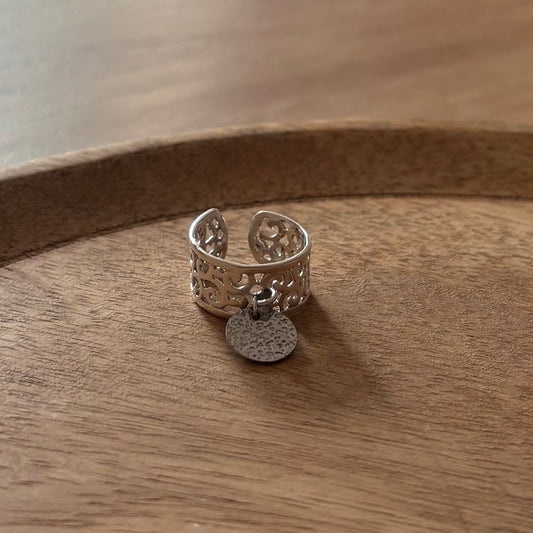 Bague Ajourée Argentée (petite taille)