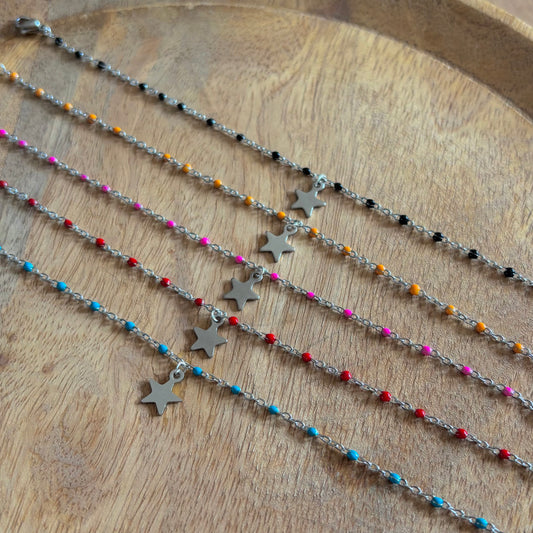 Bracelet Étoile Argenté