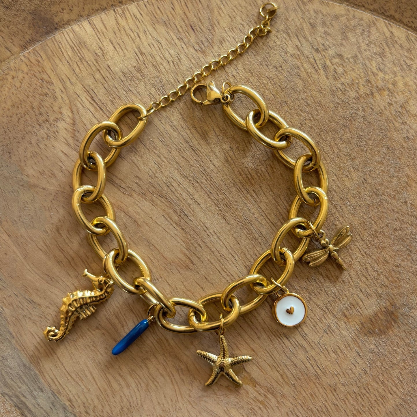 Bracelet chaîne Peach | Personnalisable