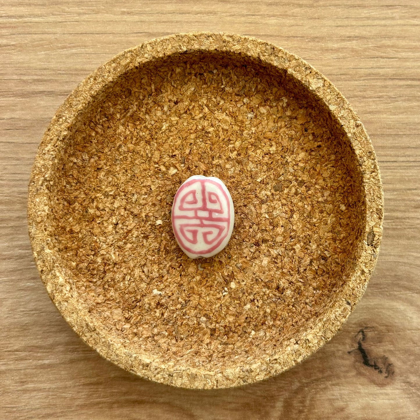 Charm Céramique Rose