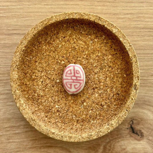 Charm Céramique Rose
