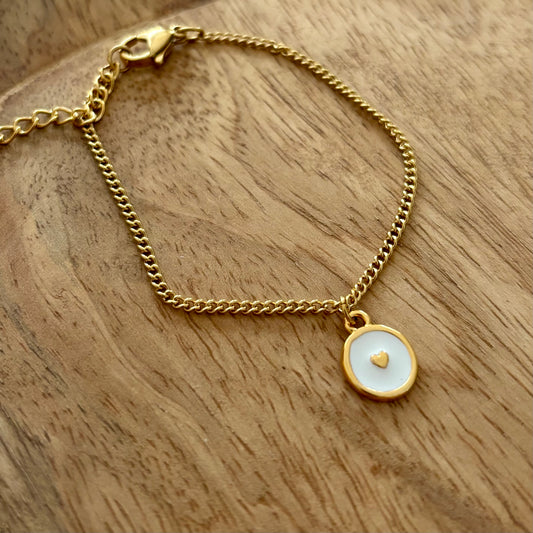 Bracelet chaîne Kiwi | Personnalisable