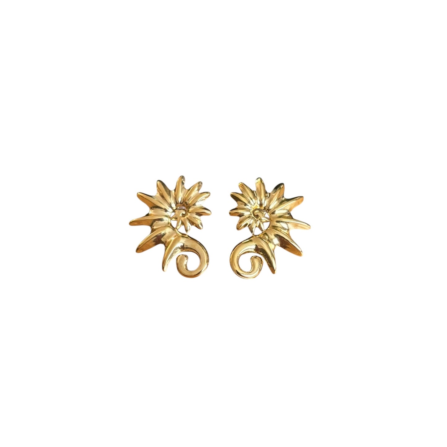 Boucles d’oreilles Coquillages Spirales